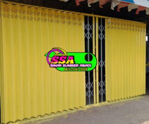 pintu harmonika makassar termurah